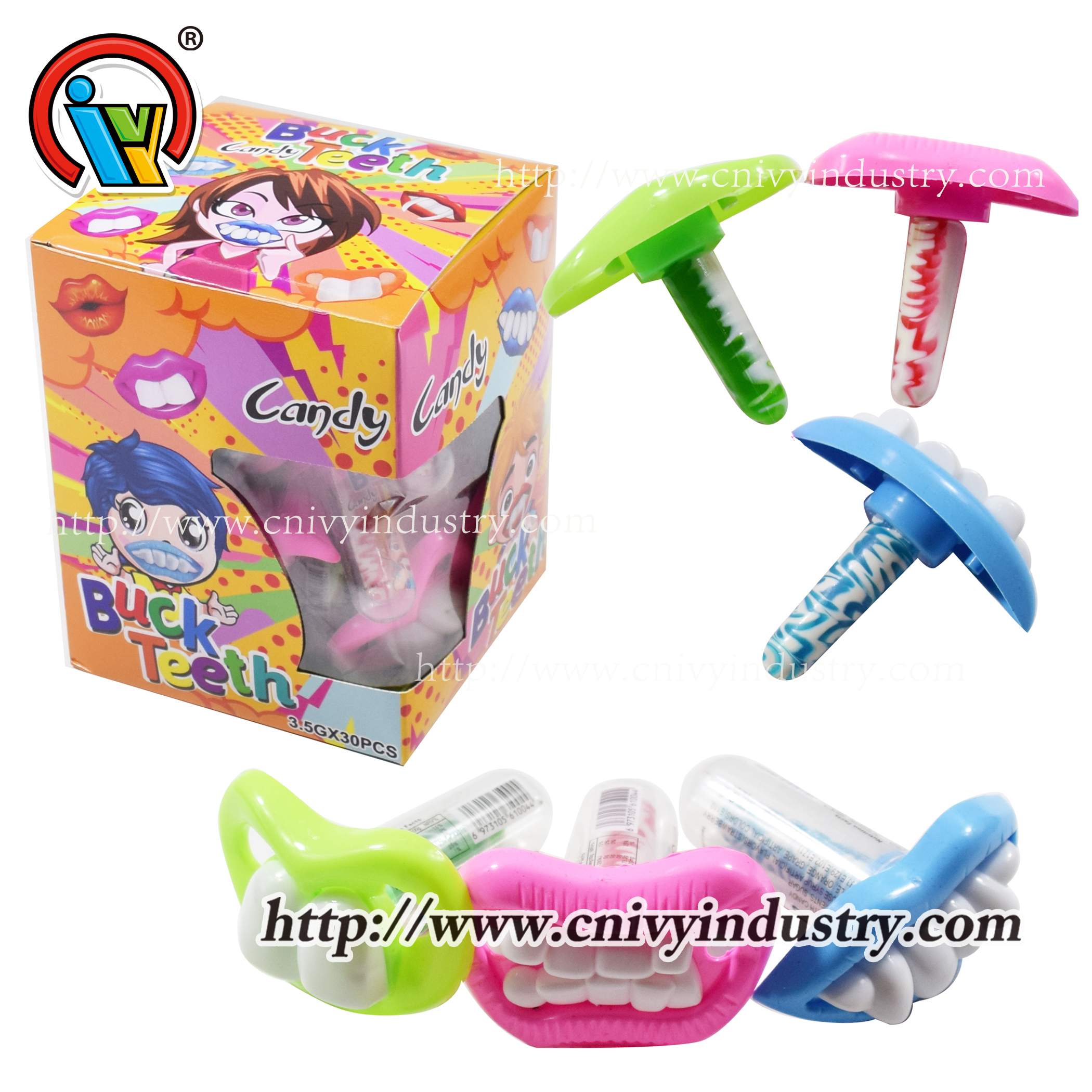 Nipple candy buck teeth hard candy