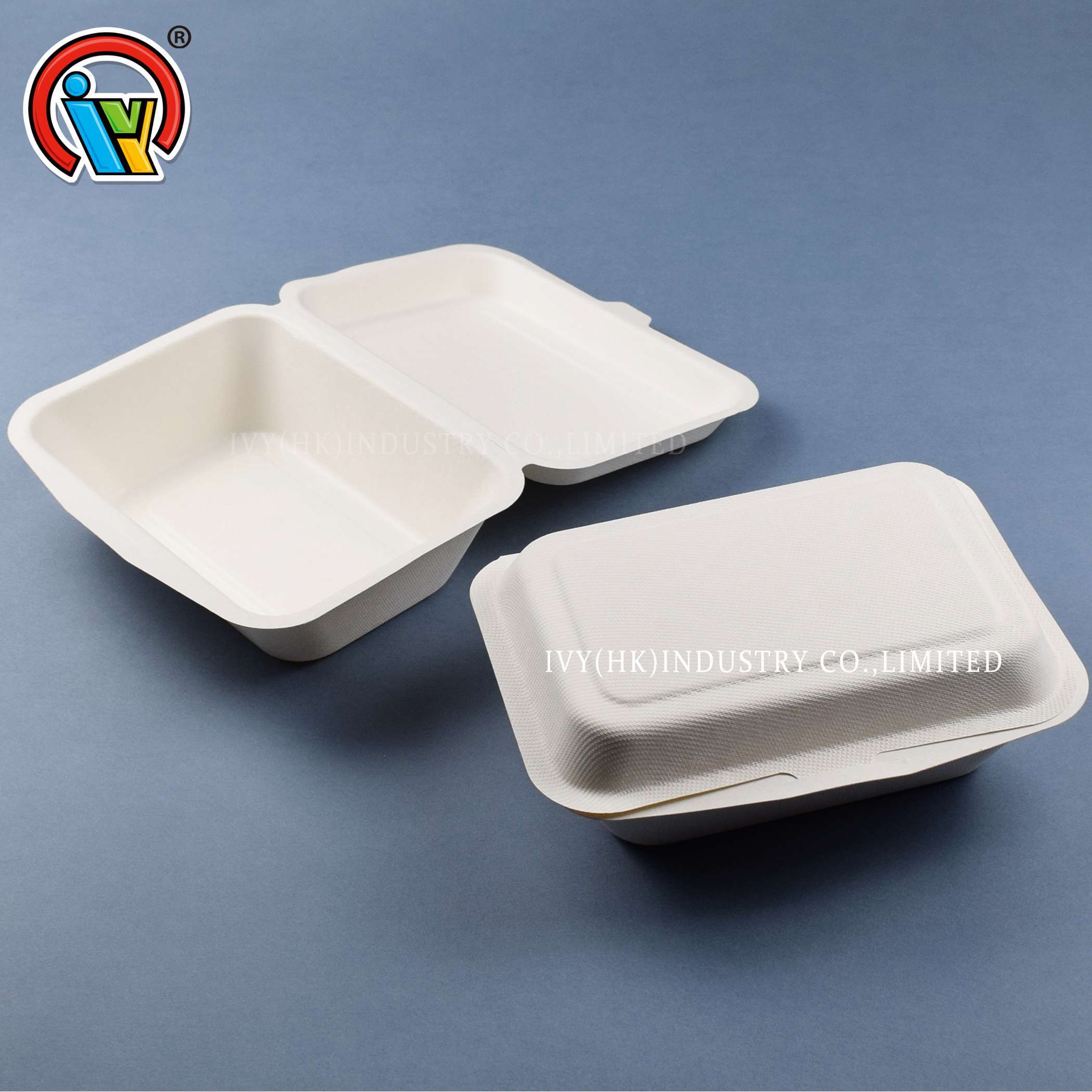 Nhà sản xuất Trung Quốc hộp cơm trưa bột giấy bã mía phân hủy sinh học