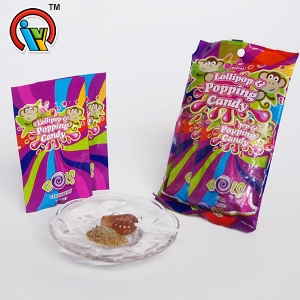 kẹo mút hình bàn tay với kẹo popping ma thuật