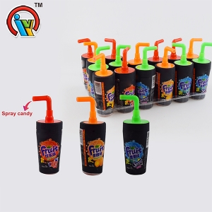 cola hình dạng trái cây phun kẹo lỏng