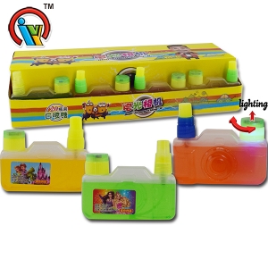 sản phẩm mới để chiếu sáng hình dạng máy ảnh phun kẹo lỏng