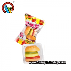 nhà máy trực tiếp hương vị tốt bánh hamburger kẹo dẻo để bán