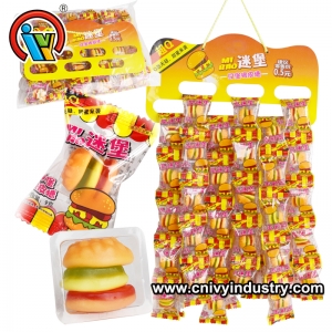 nhà máy trực tiếp hương vị tốt bánh hamburger kẹo dẻo để bán
