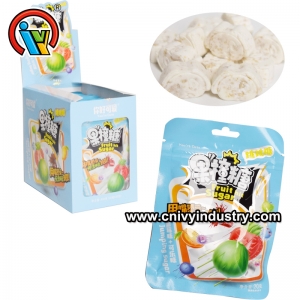 kẹo viên nén hương vị trái cây bên trong kẹo popping