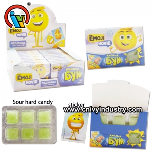 kẹo cứng chua và ngọt có hình dán