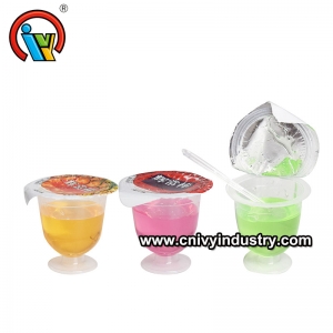 Giá nhà máy ivy hương vị trái cây mứt kẹo lỏng trong cốc