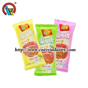 nhà máy trực tiếp hawthorn cuộn kẹo mút kẹo dẻo