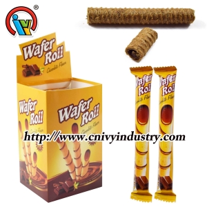 bánh quy cuộn wafer phủ sô cô la