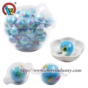 mứt lỏng trung tâm đầy đất hình bong bóng kẹo cao su