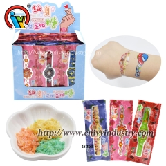 túi hình xăm với kẹo popping