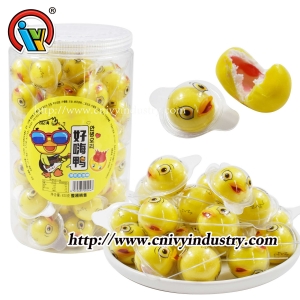 kẹo cao su bong bóng đầy mứt lỏng