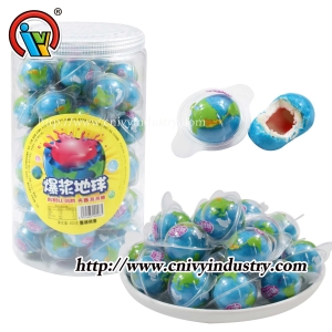 kẹo cao su bong bóng đầy mứt lỏng