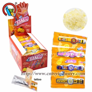 24 viên kẹo popping với túi hình xăm đồng hồ