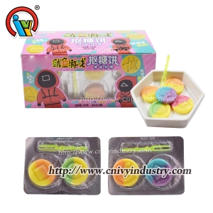 Kẹo dẻo 3 trong 1 hot Korea trò chơi mực kẹo dẻo