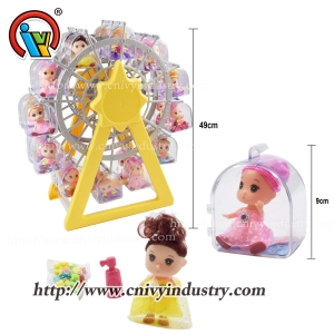 Đồ chơi búp bê barbie bất ngờ với kẹo trong vòng đu quay