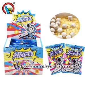 kẹo popping với kẹo ép
