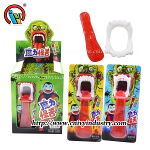 kẹo dẻo halloween kẹo dẻo lưỡi với răng quỷ
