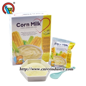 ngũ cốc cho trẻ sơ sinh với sữa thức ăn trẻ em sữa bột ngô
