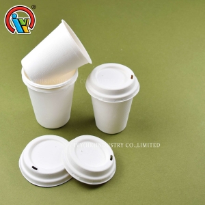 Tách cà phê phân hủy sinh học có nắp đậy