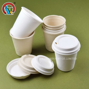 Tách cà phê phân hủy sinh học có nắp đậy