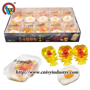 Tôm càng luộc trứng hình kẹo dẻo
