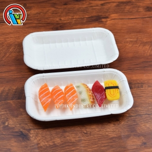 Tấm khay bột giấy sushi trái cây có thể phân hủy sinh học
