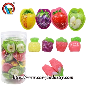 Kẹo dẻo hình trái cây có mứt