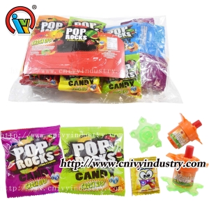 Đồ chơi có đầu xoắn với kẹo pop rocks