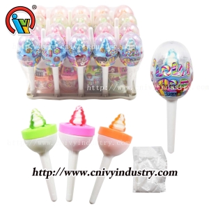 Kẹo mút núm vú với kẹo bột chua