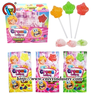 Kẹo mút Crown với kẹo nổ